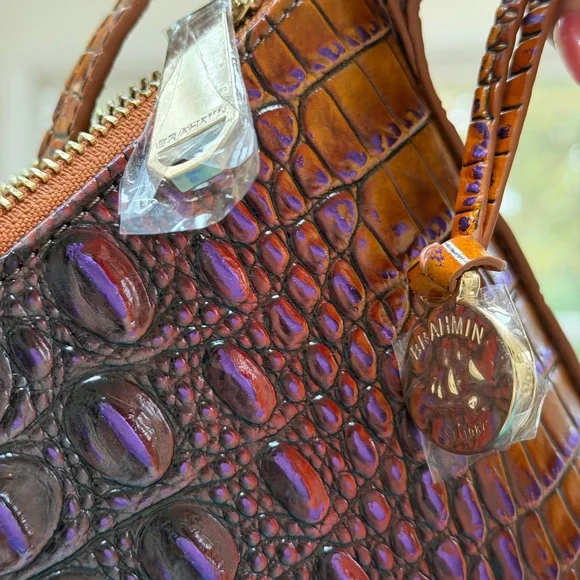 Brahmin Crown Ombré Katie Leather Crossbody NWT - Picture 8 of 9